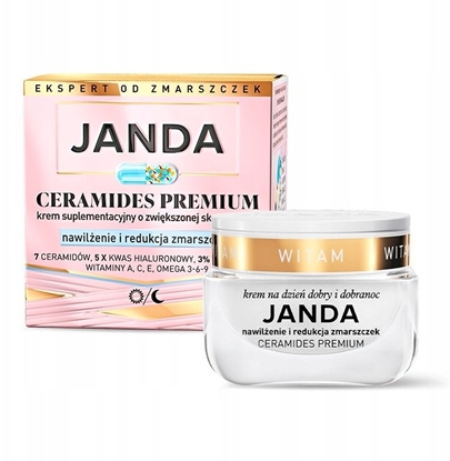 Attēls no Janda Ceramides Premium Krem suplementacyjny o zwikszonej skutecznoci Nawilenie i redukcja zmarszczek 50 ml