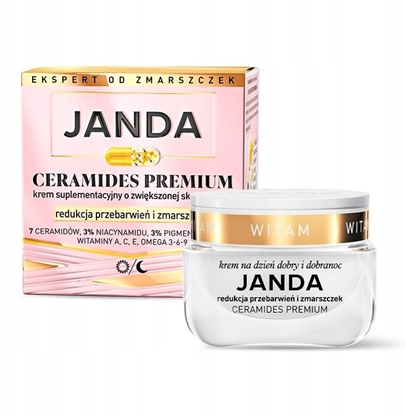 Attēls no Janda Ceramides Premium Krem suplementacyjny o zwikszonej skutecznoci Redukcja przebarwie i zmarszczek 50 ml