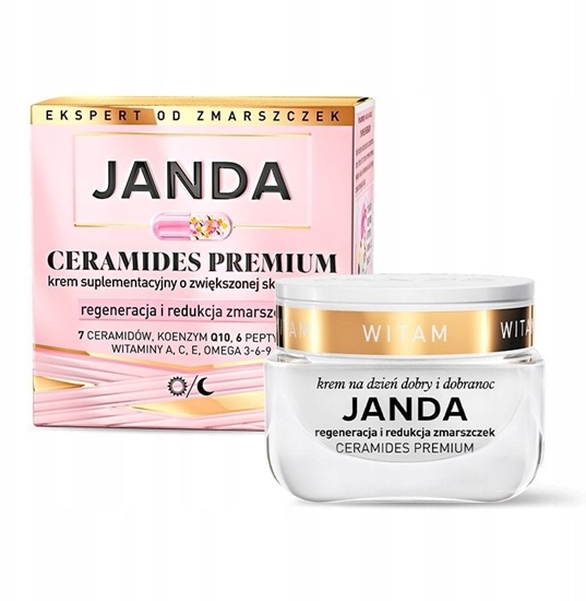 Picture of Janda Ceramides Premium Krem suplementacyjny o zwikszonej skutecznoci Regeneracja i redukcja zmarszczek 50 ml