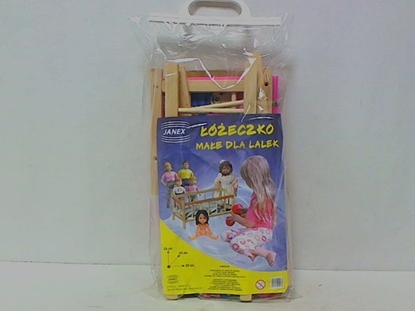 Attēls no JANEX óeczko mae dla lalek, bez baldachimu -MBB