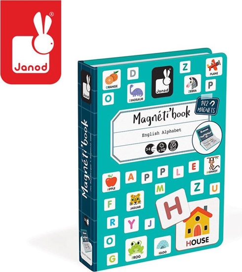 Picture of Janod Magnetyczna Ukadanka Alfabet Magnetibook