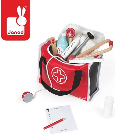 Picture of Janod Zestaw lekarza z 10 akcesoriami (J06513)