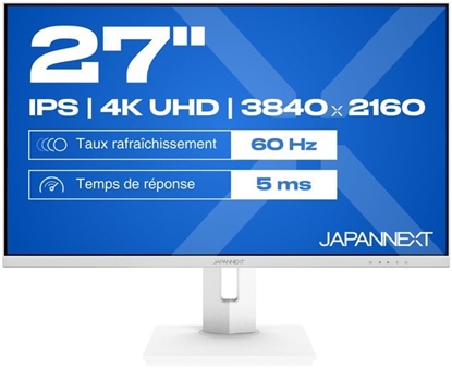 Attēls no JAPANNEXT 68,5cm JN-IPS270UHD60F-C65W-HSP-W HDMI/DP UHD