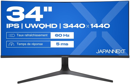 Picture of JAPANNEXT 86,4cm JN-IPS340UWQHD60C-C65W-HS-W curved UWQHD