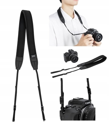 Изображение JJC Pasek Na Szyj Rami Neoprene Do Aparatu Dslr Bezlusterkowca 124 Cm / Ns-m1se