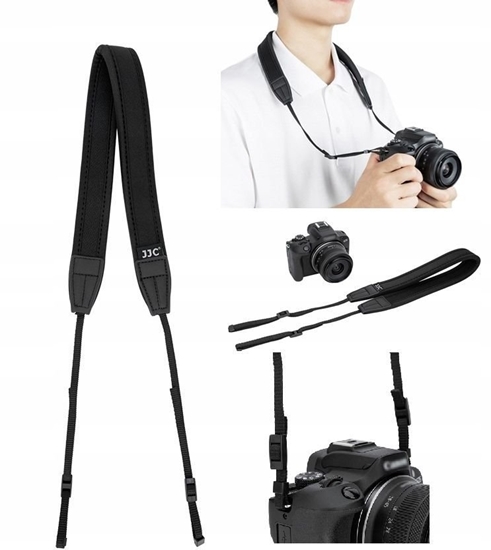 Изображение JJC Pasek Na Szyj Rami Neoprene Do Aparatu Dslr Bezlusterkowca 124 Cm / Ns-m1se