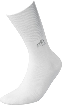 Attēls no JJW Skarpetki zdrowotne DeoMed Cotton biae r. 35-38