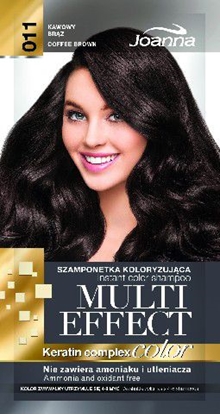 Picture of Joanna Multi Effect Color Keratin Complex Szamponetka 11 Kawowy Brz 35 g