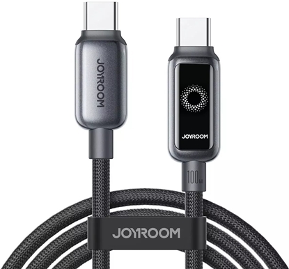 Attēls no Joyroom Kabel S-A55 StarFlight 100W USB-C - USB-C 1,2m czarny