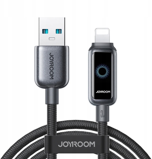 Picture of Joyroom Kabel S-A55 StarFlight 3A USB-A - Lightning 1,2m - czarny
