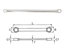 Attēls no Jonnesway Klucz oczkowy dwustronny 13 x 15mm (W611315)