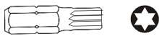 Picture of Jonnesway Kocówka TORX T45x75mm 6-kt 10mm D175T45