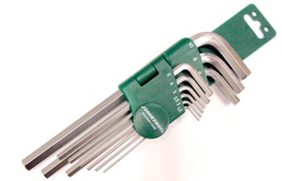 Picture of Jonnesway Zestaw kluczy imbusowych hex typ L 1,5-10mm 9szt. (H02SM109S)