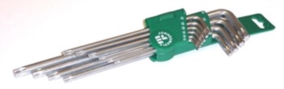 Picture of Jonnesway Zestaw kluczy trzpieniowych torx typ L T9-T50 10szt. (H12S110S)