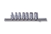 Изображение Jonnesway Zestaw nasadek Torx 1/4" E4-E11 7szt. (S06H27S)
