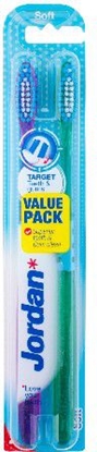 Attēls no Jordan  Szczoteczka do zbów DUO Target Teeth & Gums soft 2szt