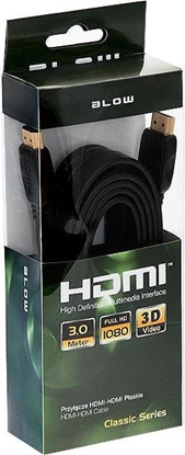 Picture of Kabel Blow HDMI - HDMI 3m czarny (92-607#)