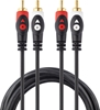 Picture of Kabel Libox RCA (Cinch) x2 - RCA (Cinch) x2 1.5m czarny (LB0019)