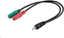 Изображение Kabel PremiumCord Jack 3.5mm - Jack 3.5mm x2 0.15m czarny (kjr-33)