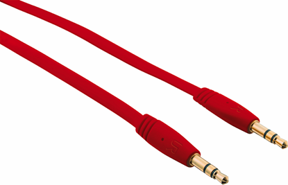 Picture of Kabel Trust Jack 3.5mm - Jack 3.5mm 1m czerwony (KABKATRULAUD0003)