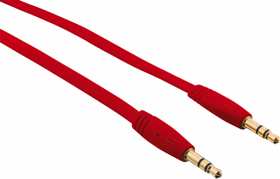 Picture of Kabel Trust Jack 3.5mm - Jack 3.5mm 1m czerwony (KABKATRULAUD0003)