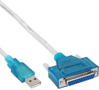 Picture of Kabel USB InLine USB-A - IEEE 1284 (LPT) 1.8 m Przezroczysty (33397I)