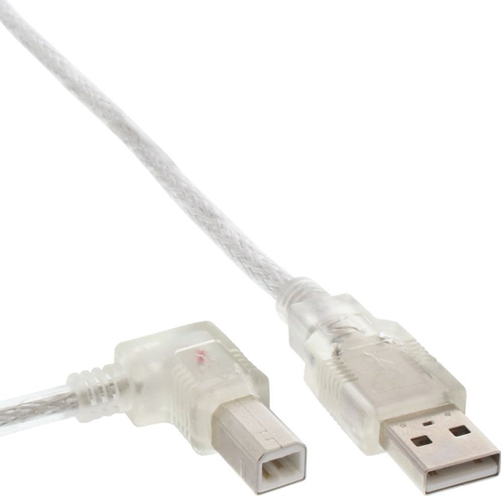 Picture of Kabel USB InLine USB-A - USB-B 2 m Przezroczysty (34520L)