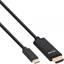 Изображение Kabel USB InLine USB-C - HDMI 2 m Czarny (64112)