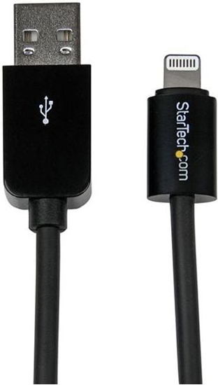 Изображение Kabel USB StarTech USB-A - Lightning 3 m Czarny (USBLT3MB)