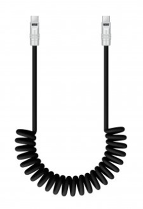 Attēls no Kabel USB VONMHLEN USB-C - USB-C 1.5 m Czarny (NL4989)