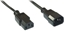 Picture of Kabel zasilajcy InLine 3pin IEC M/F, Czarny 2m (16632A)