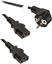 Picture of Kabel zasilajcy InLine rozganik 1x - 2x C13, 1,8m (16653)
