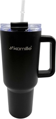 Attēls no Kamille STALOWY KUBEK TERMICZNY TERMOS 1200ml Z RCZK I SOMK KM-2172