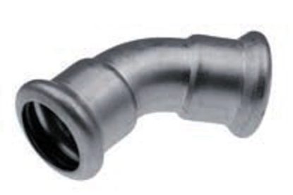 Picture of KAN-therm Kolano zaprasowywane 45° 88,9mm stal inox - 6230070