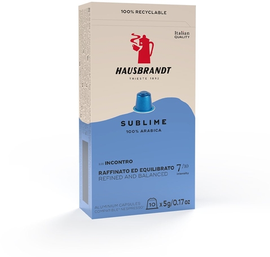 Picture of Kapsuki do Nespresso Hausbrandt Sublime 100% Arabica 10 szt