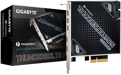 Изображение Karta dwikowa Gigabyte karta rozszerze Thunderbolts, PCIe 4.0x4, 3xMini-DP