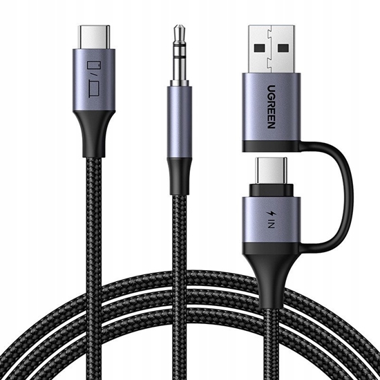 Изображение Karta dwikowa UGREEN CM772 USB-C / 3.5mm + USB-C/A