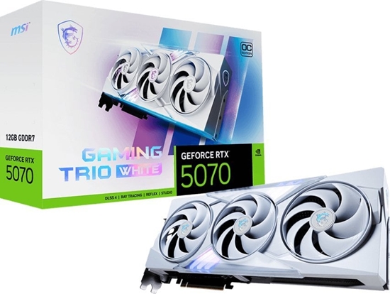 Picture of Karta graficzna MSI GeForce RTX 5070 Gaming Trio OC White 12GB GDDR7