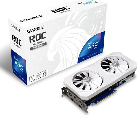 Picture of Karta graficzna Sparkle Arc A770 ROC Luna White 16GB GDDR6 (SA770R-16GOC)