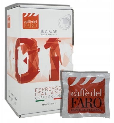 Изображение Kawa mielona Caffe del Faro Kawa w saszetkach Espresso Italiano - saszetki ESE 18szt