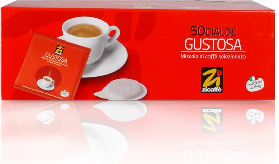Picture of Kawa mielona Zicaffe Kawa Gustosa - saszetki ESE 50 sztuk