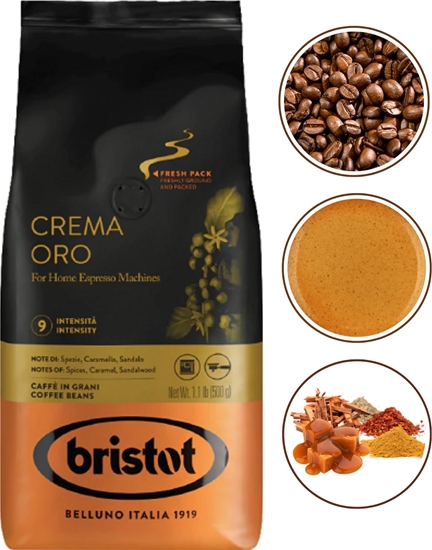 Picture of Kawa ziarnista Bristot Crema Oro 500 g