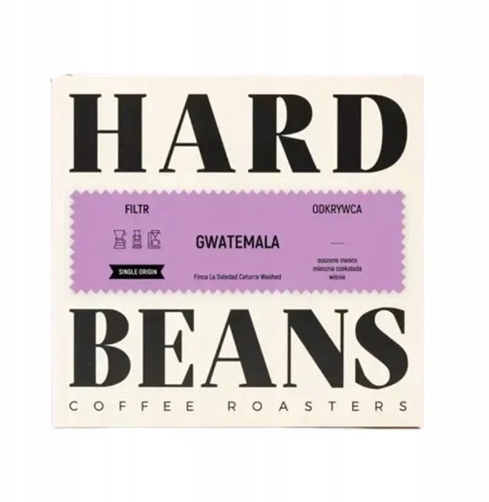 Picture of Kawa ziarnista Hard Beans Kawa ziarnista Gwatemala Finca La Soledad Caturra Washed 250g