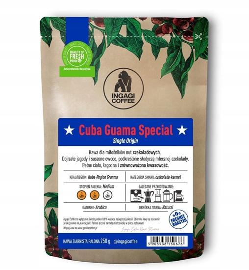 Picture of Kawa ziarnista Ingagi Kawa ziarnista Coffee Cuba Guama Special Omniroast 250g