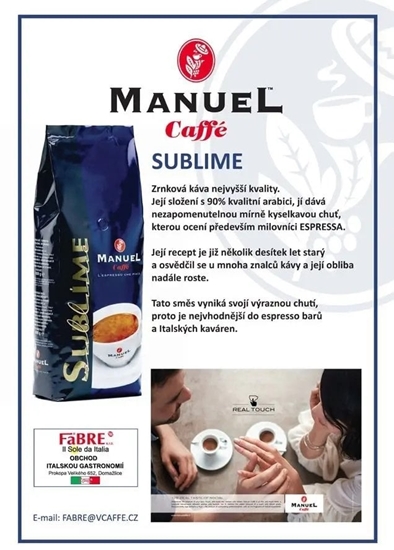 Picture of Kawa ziarnista Manuel Kawa ziarnista Sublime 1kg