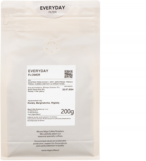 Picture of Kawa ziarnista Miga Coffee Kawa ziarnista Everyday Flower Filter 200g