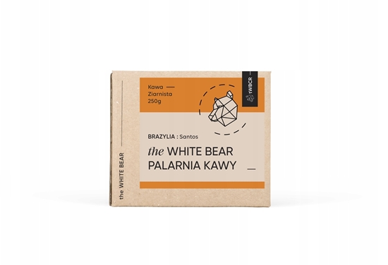Picture of Kawa ziarnista The White Bear Kawa ziarnista Brazylia Santos 250g