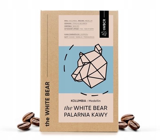 Изображение Kawa ziarnista The White Bear Kawa ziarnista Kolumbia Medellin 1kg