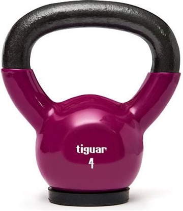 Изображение Kettlebell Tiguar TI-KB0004 gumowany 4 kg