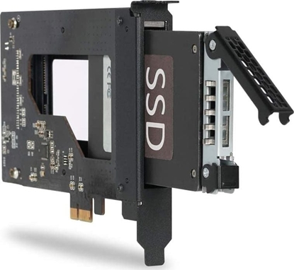 Attēls no Kiesze Icy Dock 2.5" SATA SSD/HDD - PCIe 2.0 x1 ToughArmor (MB839SP-B)